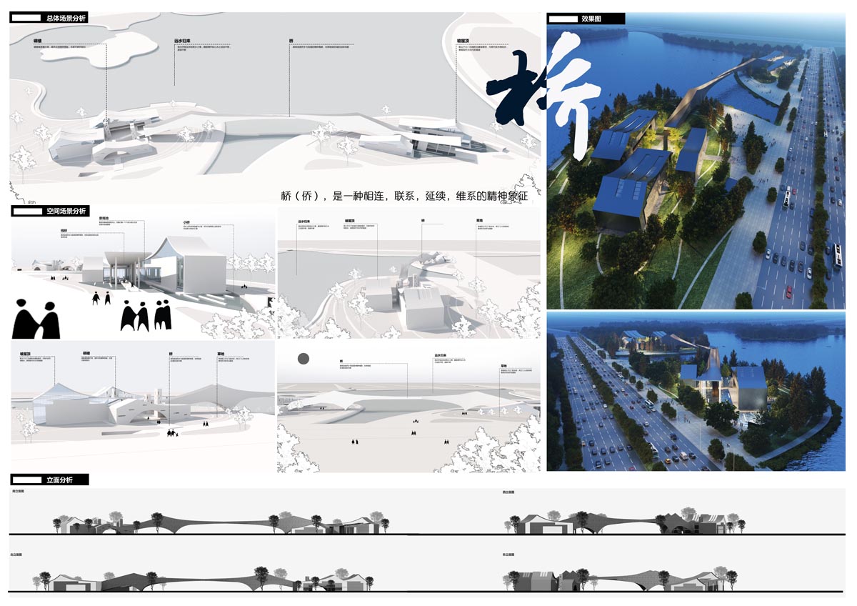 ”梁思成杯“僑鄉建筑設計大賽（大賽題目一：大型公共建筑設計）-3(1)